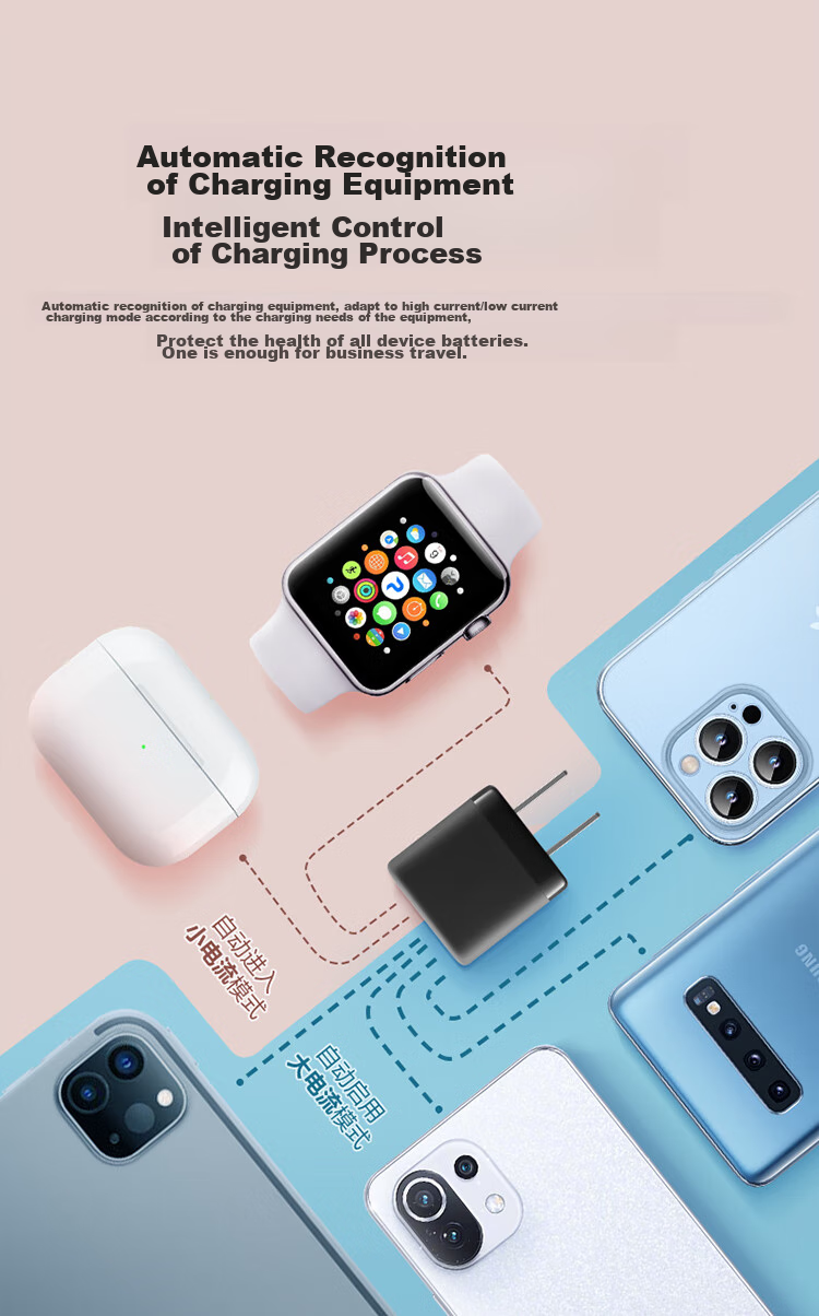Сетевое зарядное устройство BULL PD20W GNV-AF120 для Apple iPhone 15/14/13/12/11/X/8, быстрая зарядка 20 Вт, черный
