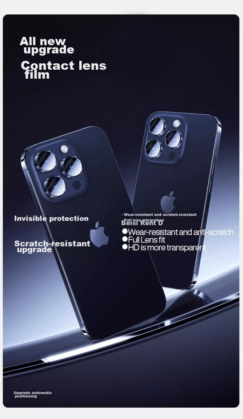 Защитная пленка Mofajiang для камеры iPhone 15 Pro Max, ультратонкое закаленное стекло, защита от падений и царапин, HD, прозрачная