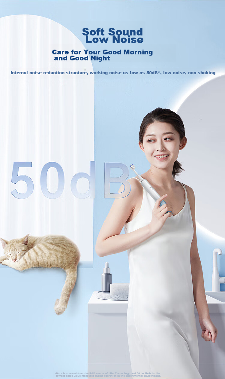 Электрическая зубная щетка Huawei Zhixuan HarmonyOS Libode, набор для двоих, умная звуковая щетка, ледниковая версия, 2 шт. (Ледяной кристалл + Коралловый розовый)