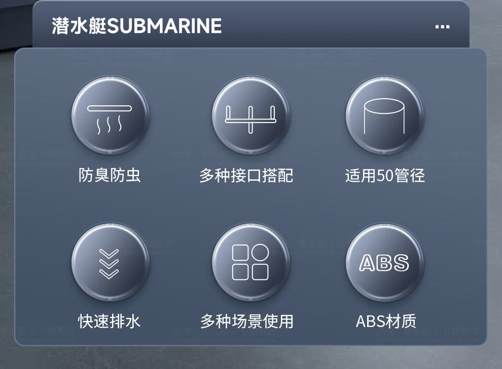 Переходник для сливной трубы Submarine XSW-10, многофункциональный, для посудомоечной машины, фильтра для воды, кухонной раковины, предварительной фильтрации