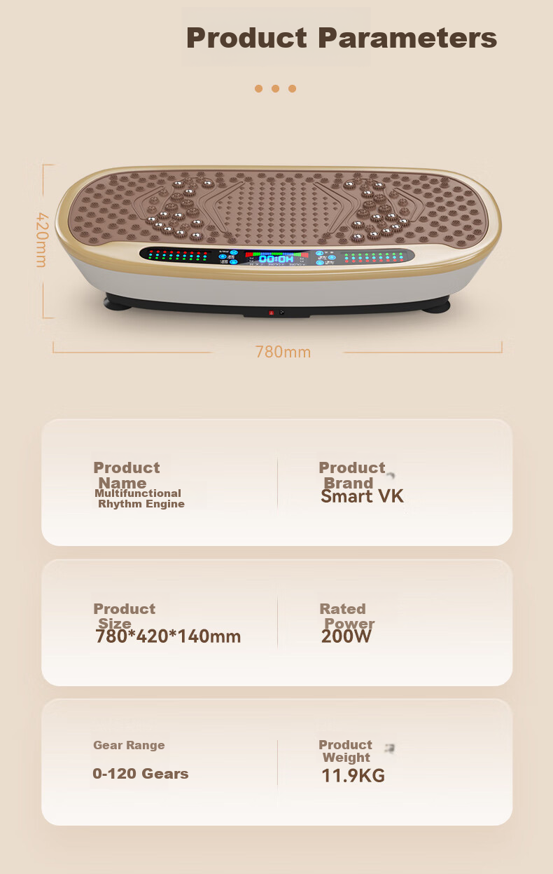 Вибраплатформа Smart VK, машина для сжигания жира, высокочастотная вибрация, для похудения и формирования тела, для домашних тренировок