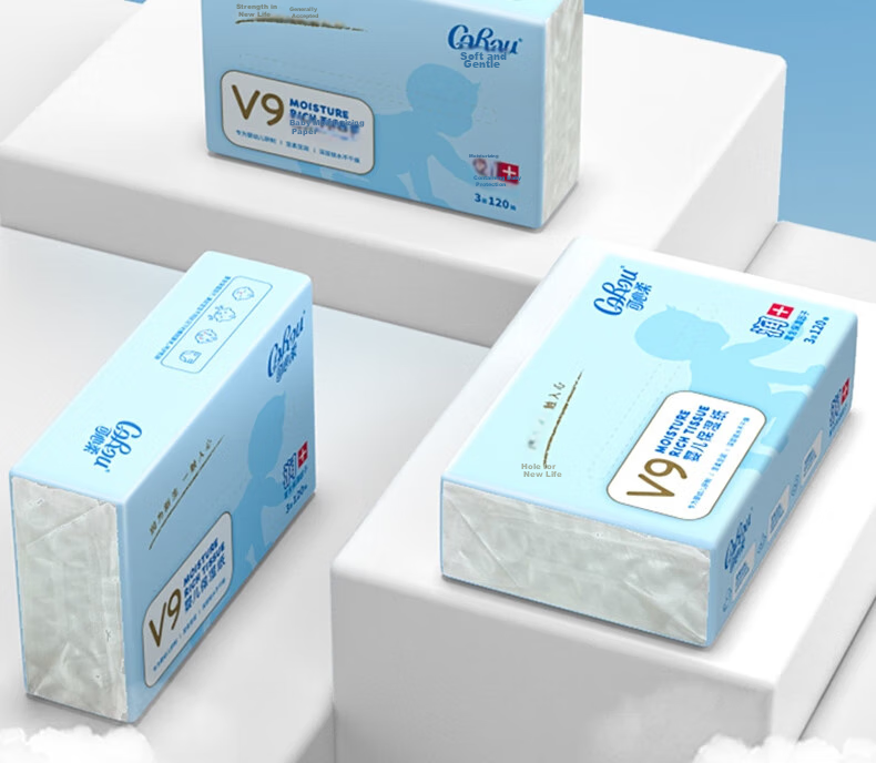 Влажные салфетки COROU Cloud-Soft Wipes, 3-слойные, 120 шт. в упаковке, 5 упаковок, размер M, 14.1x18.5 см, без отдушек