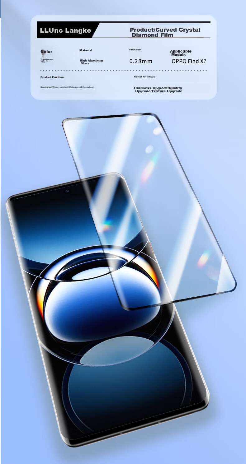 Защитное стекло для OPPO Find X7