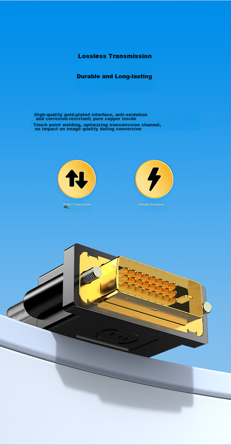 Переходник Shengwei DVI (24+1) Male на HDMI Female DA-301B, черный