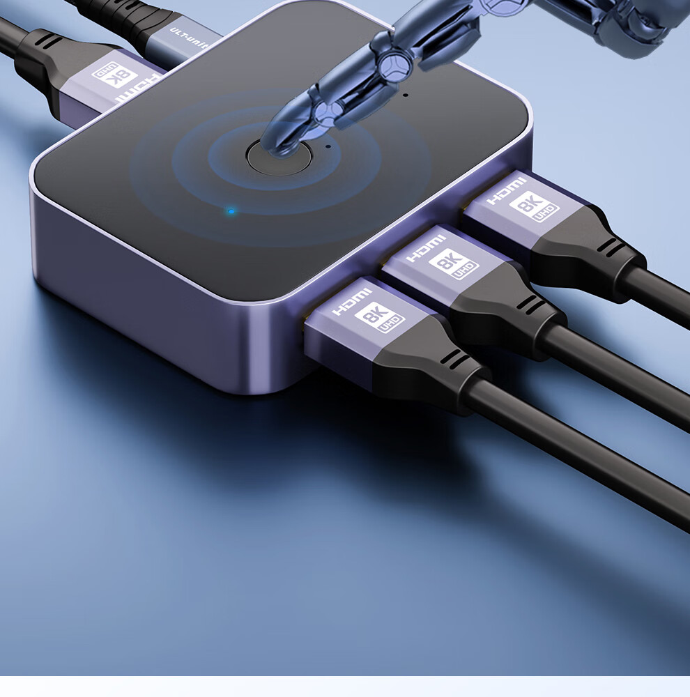 HDMI 2.1 свитчер ULT-unite 3 входа 1 выход, 8K, 4K, 1080P, HDR, 3D