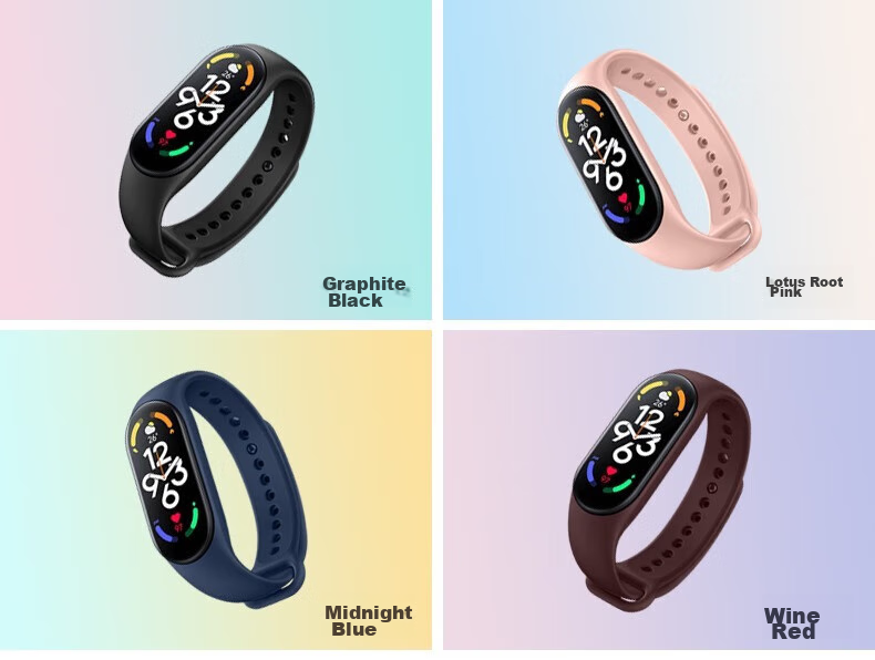 Ремешок CHENSONG для Xiaomi Band 5/6/7/NFC, спортивный силиконовый ремешок для умных часов, черный