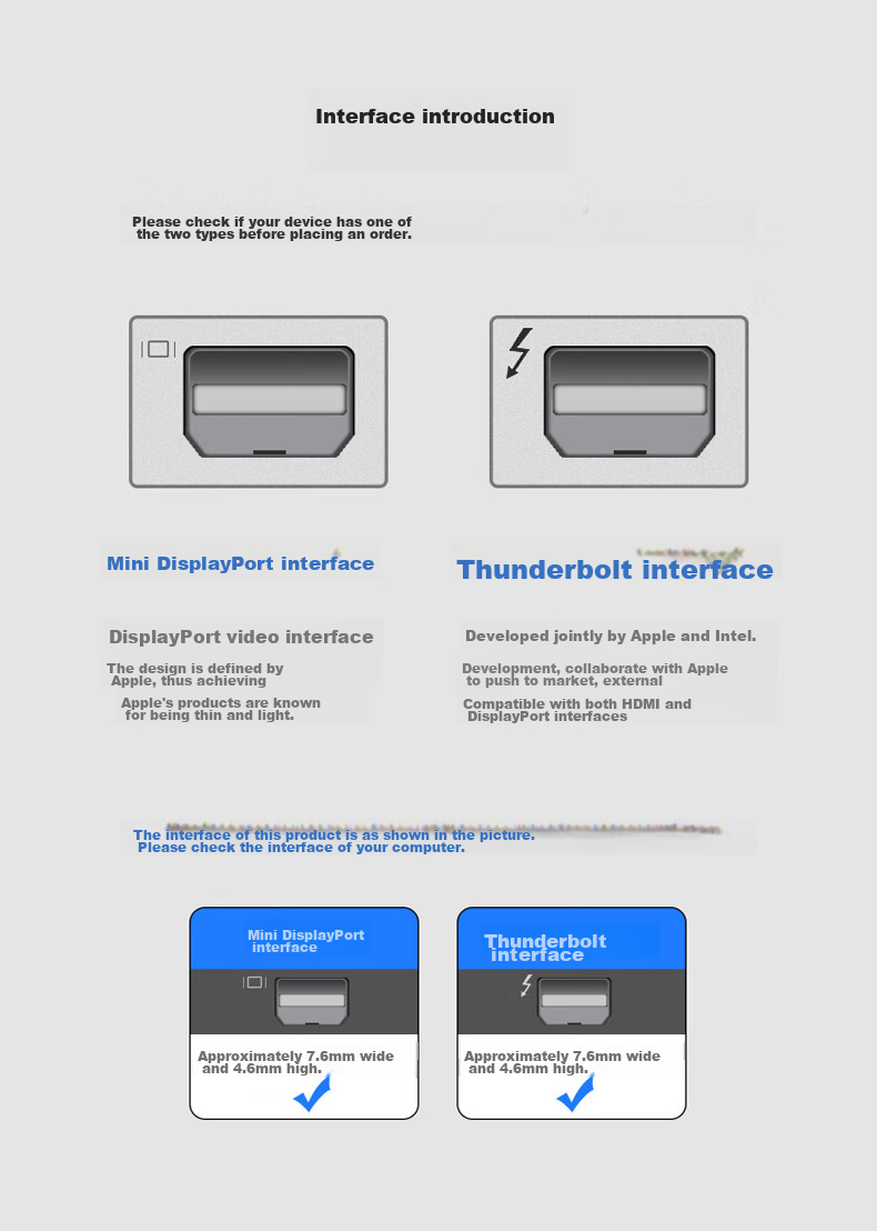 Переходник BIAZE Mini DP на HDMI, Thunderbolt 2 Male to Female, 4K Mini DP HD Адаптер для Apple MacBook, Surface, мониторов, проекторов