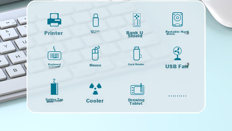 USB-хаб UNITEK, 4 порта