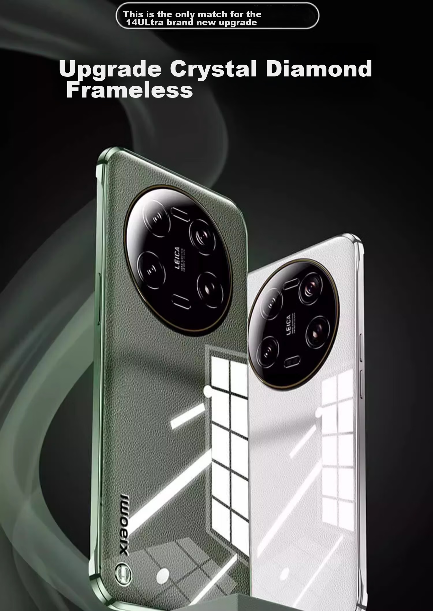 Чехол для Xiaomi 14 Ultra, ZHIWEISHI, ультратонкий, прозрачный, противоударный, с защитой от царапин, для мужчин и женщин