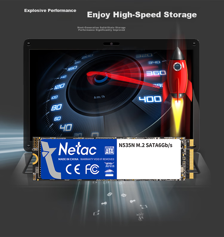 Твердотельный накопитель Netac N535N M.2 SATA 240GB