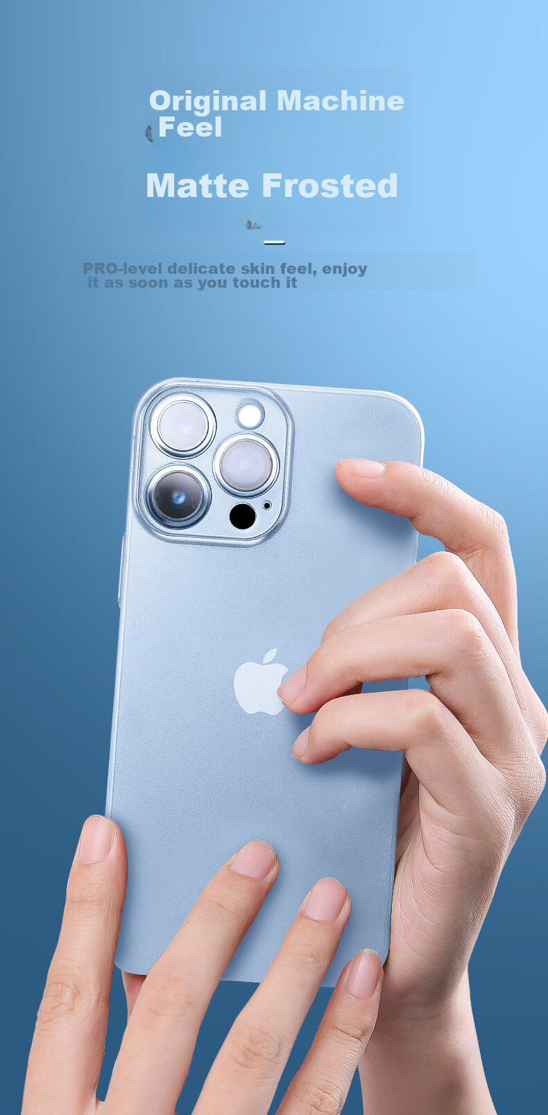 Чехол NEYAA для iPhone 14 Pro Max, ультратонкий, прозрачный, матовый, противоударный, с полной защитой камеры