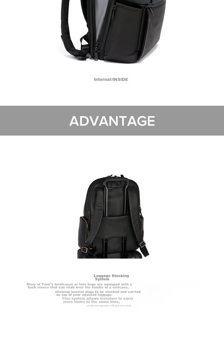 Рюкзак TUMI ALPHA Series, черный, нейлон, для бизнеса и путешествий
