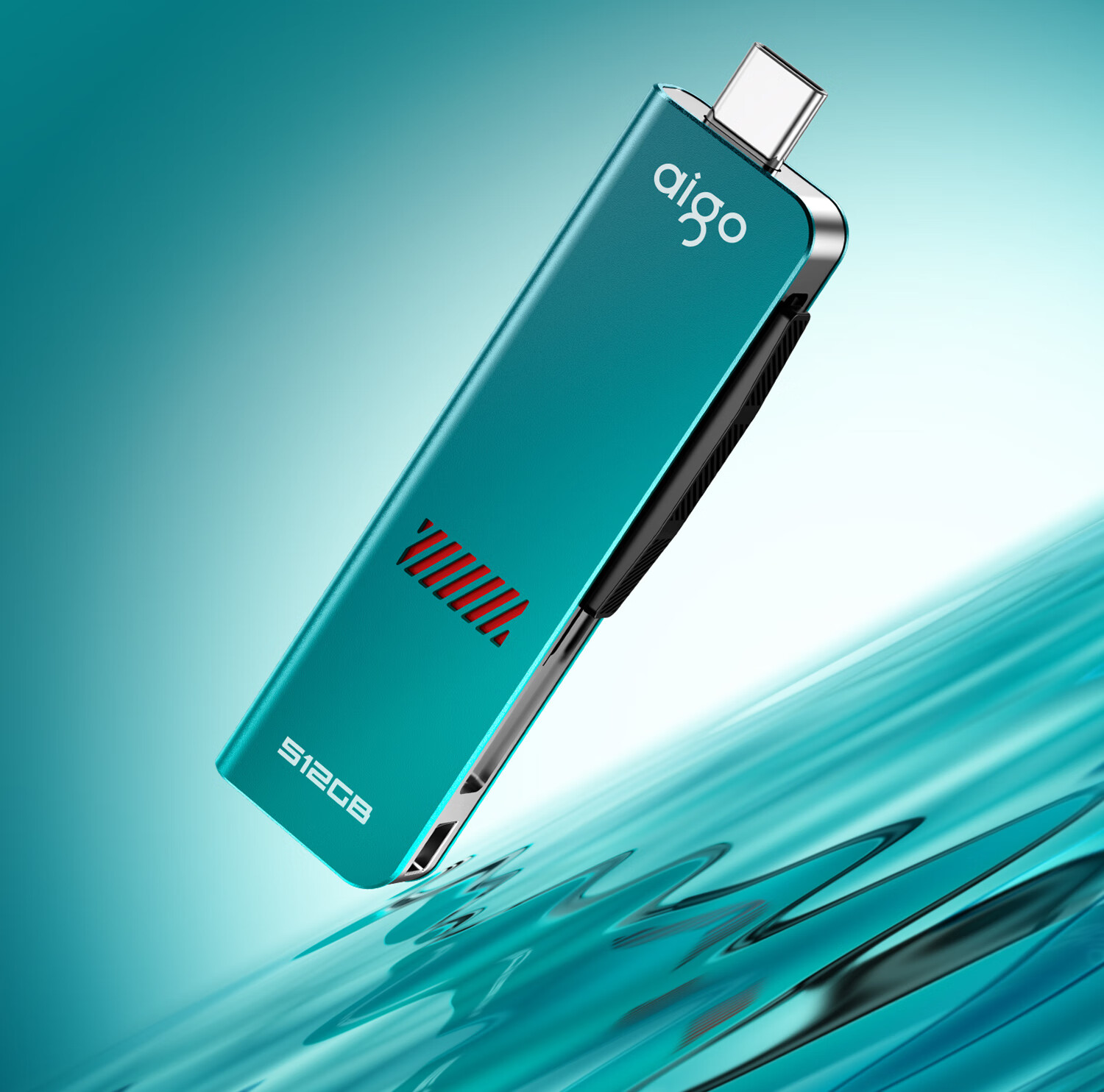 USB-флеш-накопитель Aigo U357S 256 ГБ, USB 3.2 Type-C, скорость чтения 1000 МБ/с, для телефонов, компьютеров, планшетов, универсальный, с выдвижным дизайном