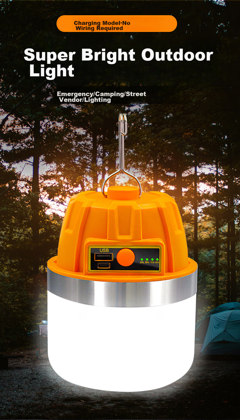 Перезаряжаемый уличный фонарь THERM A REST, сверхъяркий кемпинговый фонарь с длительным сроком службы, фонарь для ночного рынка, аварийный фонарь для дома при отключении электроэнергии