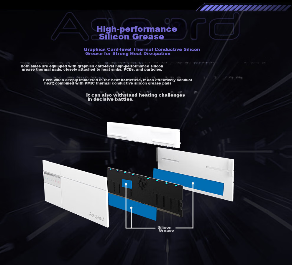 Оперативная память Asgard Valkyrie II DDR5 32GB (2x16GB) 6000MHz CL28