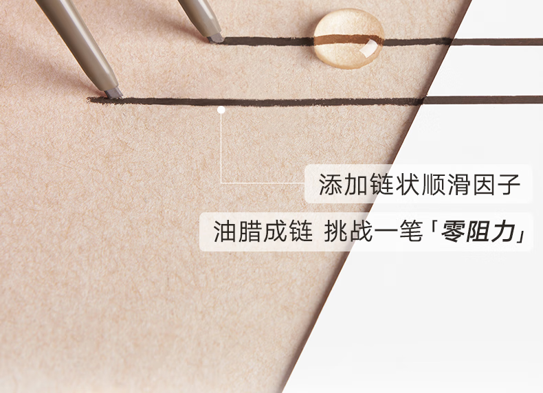 橘朵（Judydoll）砍刀眼线笔眼线胶笔防水防汗不晕染顺滑持久显色三八妇女节礼物#01黑棕