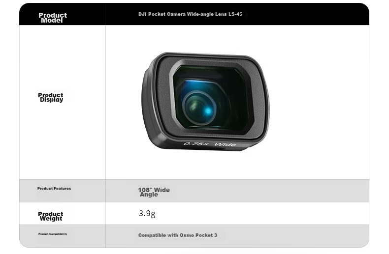 Комплект магнитных фильтров NEEWER для DJI Pocket 3, включая УФ, ND, CPL, черный мягкий 1/4