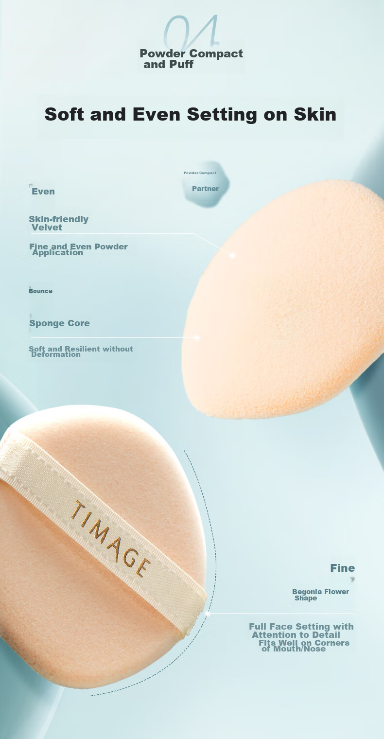 Пушистая кисточка для макияжа TIMAGE, набор из 4 штук, для контурирования, нанесения базы, растушевки, коррекции, сухая и влажная текстура