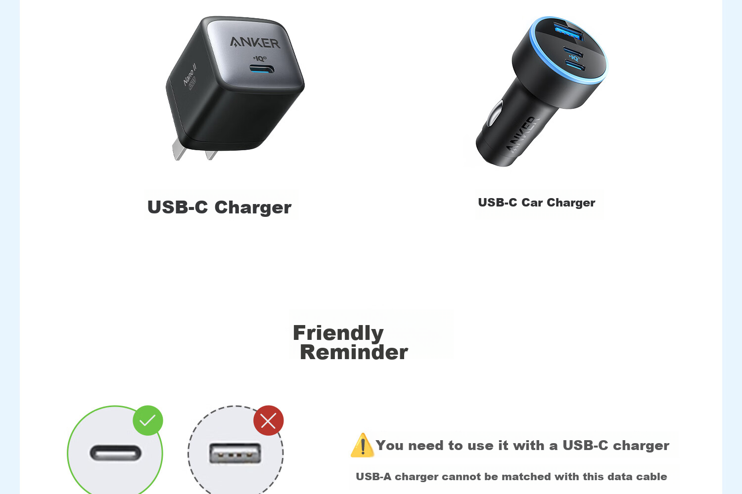 Кабель ANKER Ice Point Apple Type-C - Type-C, 100W, 1м, белый