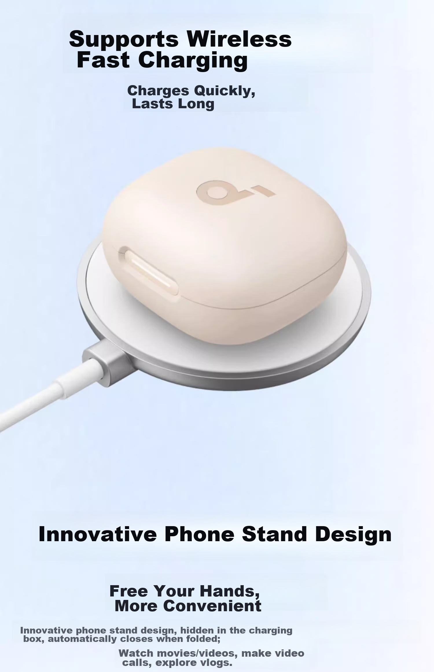 Беспроводные наушники SoundCore Anker P40i с активным шумоподавлением, Bluetooth 5.3, IPX5, черный