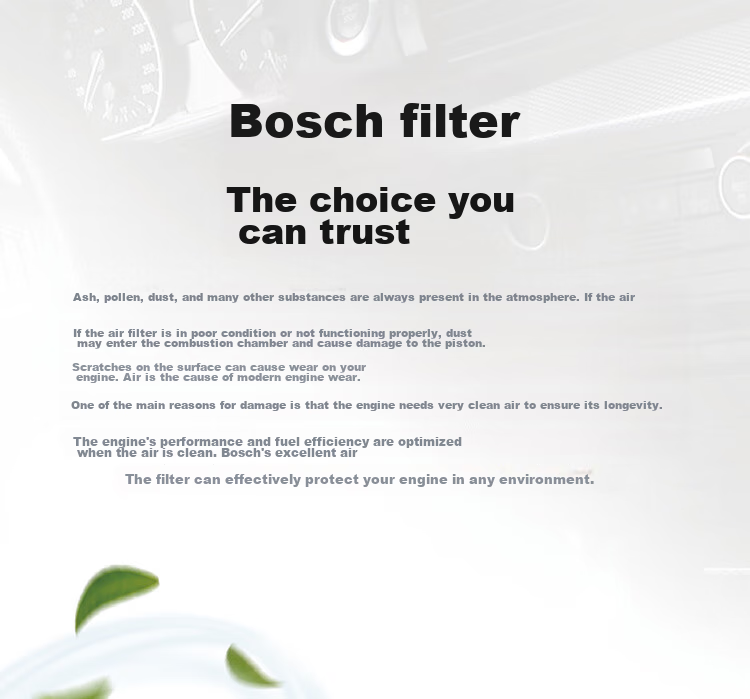 Воздушный фильтр BOSCH 0986AF3215 для Honda CR-V, UR-V, Civic, Avancier, Breeze, Hyundai Elantra, Lingdong, Lynk & Co 02