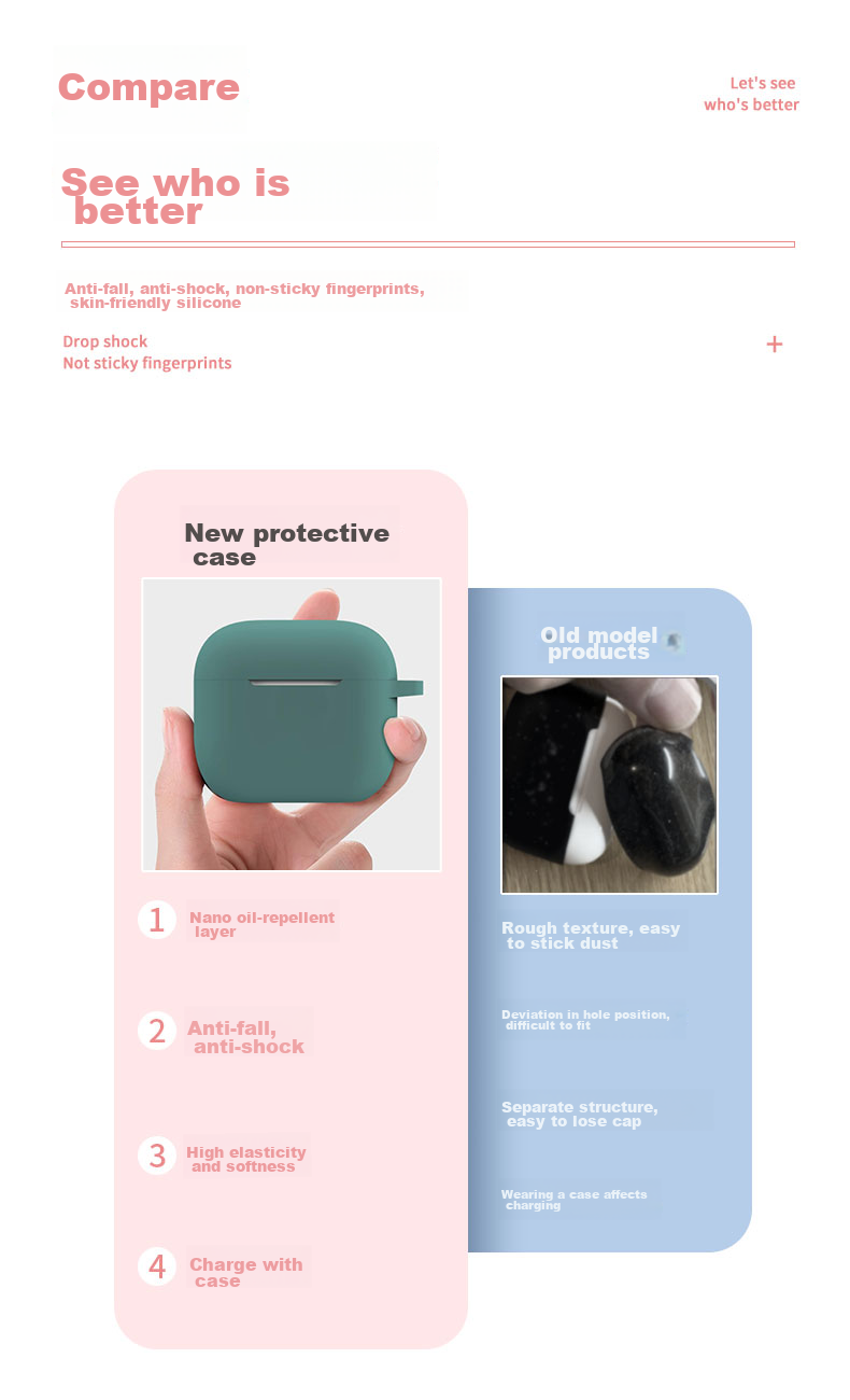 Чехол для AirPods 3 с крючком