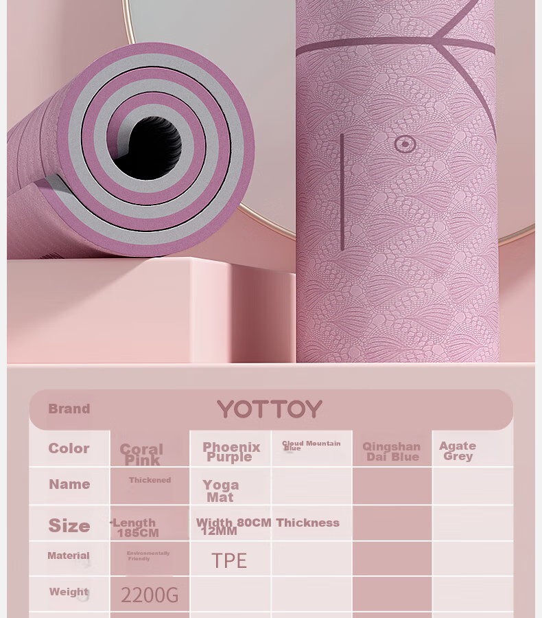 Толстый коврик для йоги