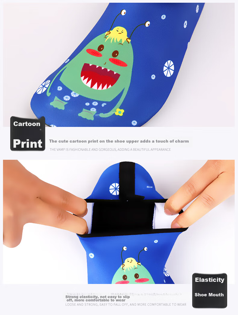 Детские аквашузы WATERTIME, пляжные, для плавания, аквааэробики, для девочек и мальчиков, размер 4XS (28/29)