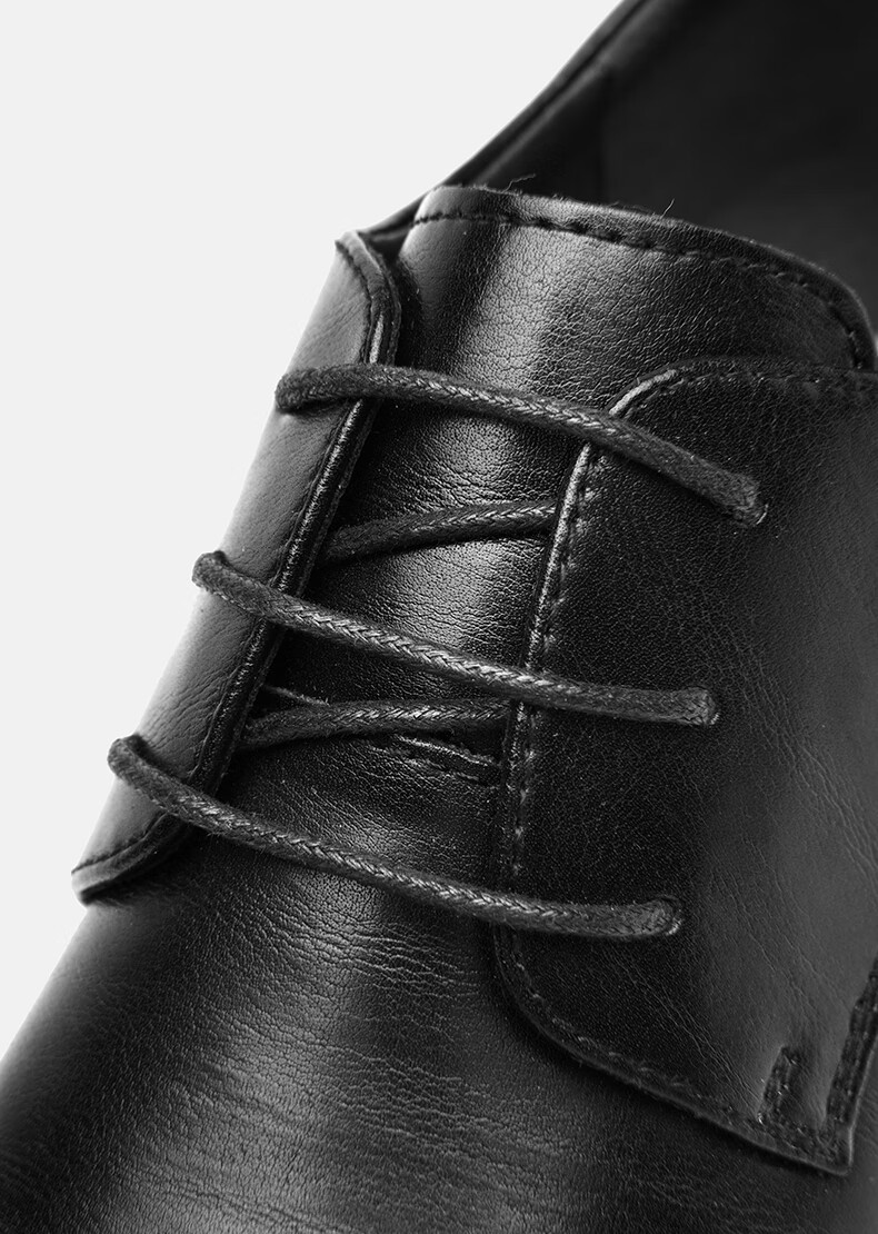 Мужские кожаные туфли HLA, деловые классические туфли Derby на шнуровке, черные, размер 43