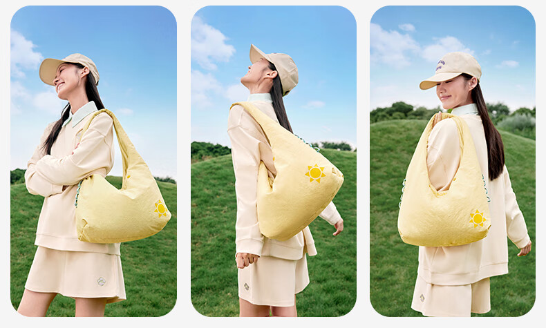 Женская сумка SHUKIKU Cloud Bag, модная сумка на плечо, трендовая сумка через плечо, легкая сумка для коммивояжера, ярко-желтая