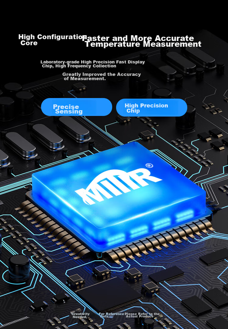 Кухонный термометр MITIR TP677 с подсветкой, для еды, масла, молока, воды, мяса