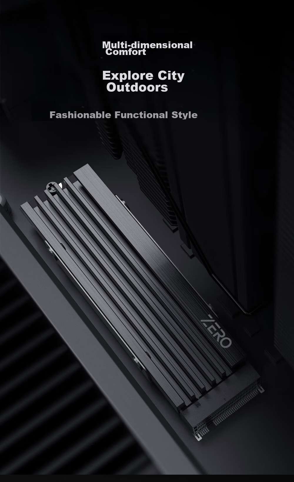 Охлаждение для SSD M.2 ID-COOLING ZERO M05, радиатор M.2 SSD, алюминиевый, 6мм