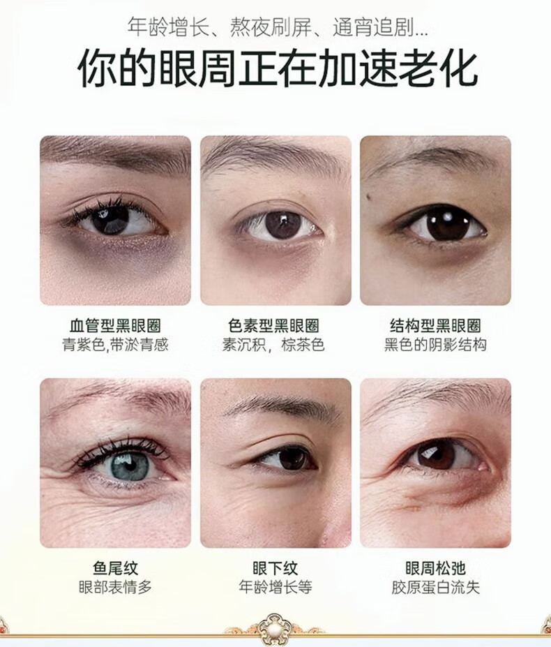 同仁堂蛇毒眼霜淡化细纹黑眼圈眼袋脂肪粒提拉紧致抗皱眼霜滋润保湿30g