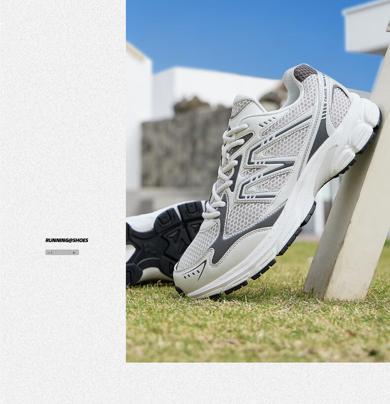 Кроссовки мужские CAMEL Retro Jogging, низкие, на толстой подошве, повседневные, K14B09L7051, серый, размер 44