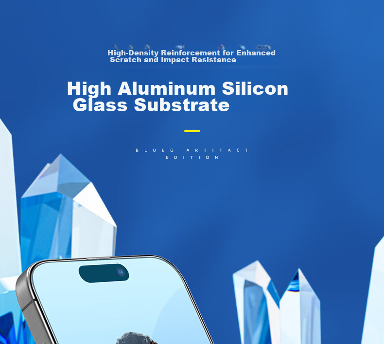Защитное стекло Lanxingxiansheng для iPhone 16 Plus/15 Plus, антипылевое, противоударное, ультратонкое, противоотпечатки