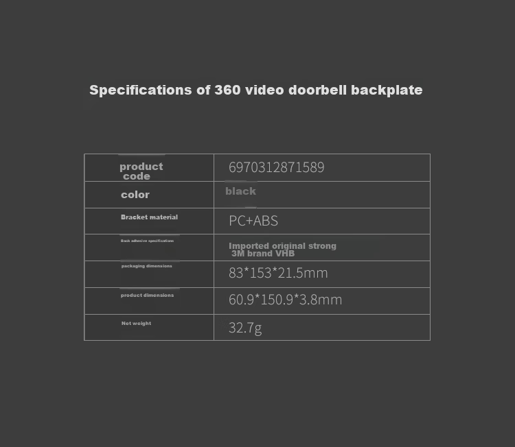 360 Видеоглазок 5 Pro, электронный дверной глазок, умный дверной звонок, настенное крепление, надежный и безопасный D819