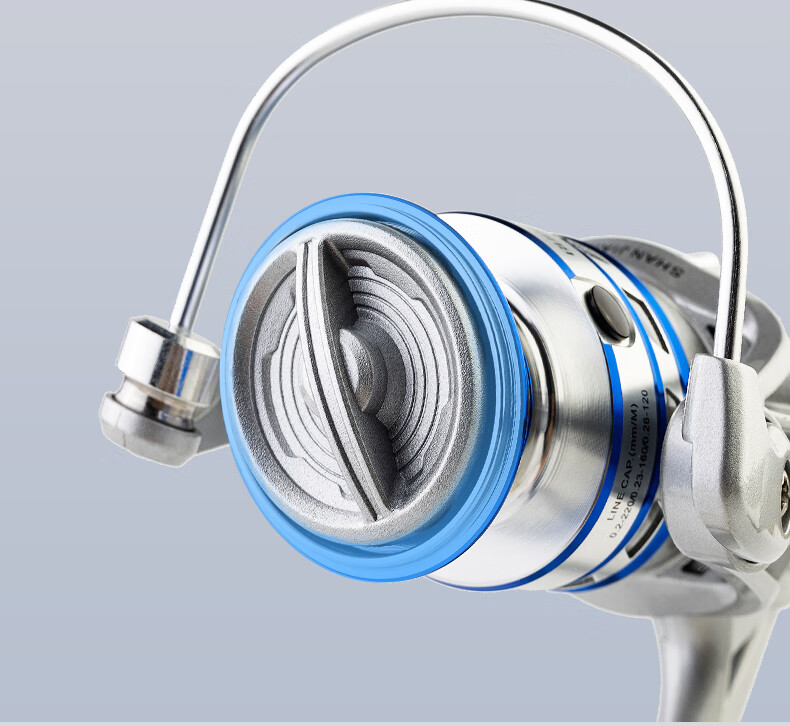 Рыболовная катушка GW 5000 Deep Line Cup Flashing Second Generation, спиннинговая, для ловли на блесну и рок-фишинга, с поплавком, снасти для рыбалки