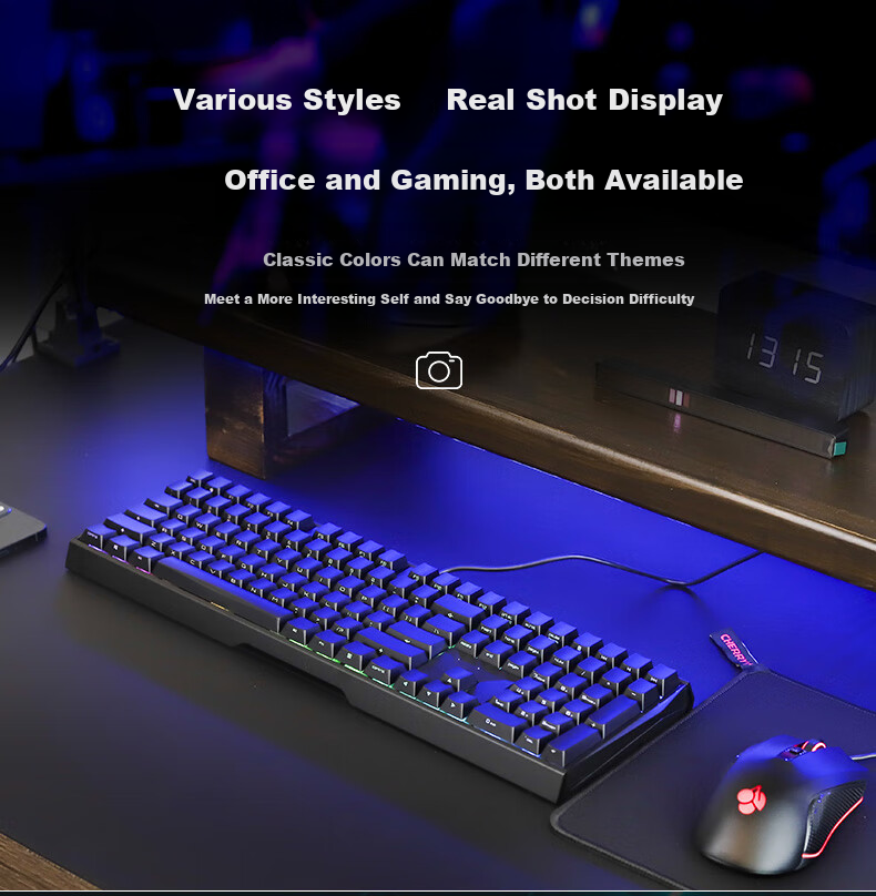 Механическая клавиатура CHERRY MX3.0S, игровая, офисная, проводная, 108 клавиш, алюминиевый корпус, белая