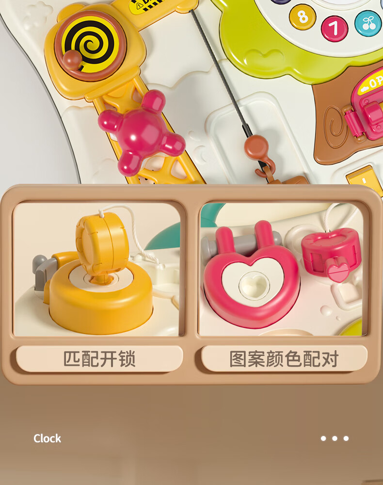 Развивающая игрушка GOODWAY Busy Board, интерактивная, для раннего развития, многоцветная