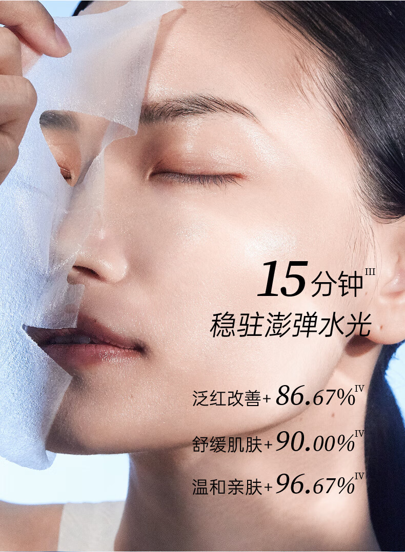 WIS隐形水润面膜24片 多重补水滋润控油保湿修护女神礼物护肤品女友