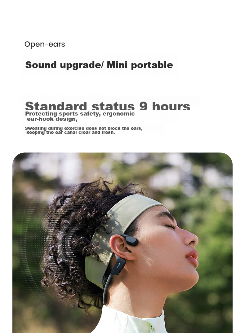 Беспроводные наушники SHOKZ OpenRun Air S803, костная проводимость, спортивные, черные