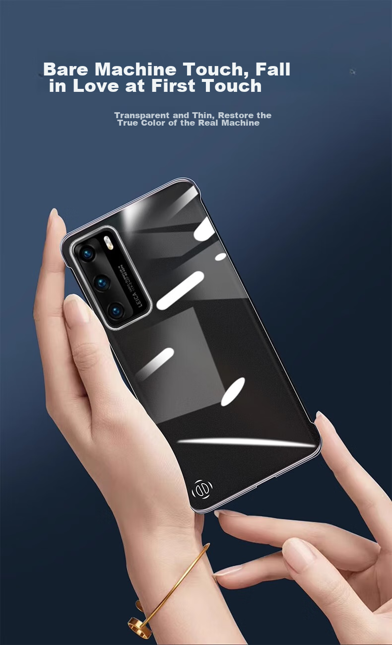 Чехол ZHIWEISHI для Huawei P40 Pro, ультратонкий, прозрачный, противоударный, с защитой от царапин