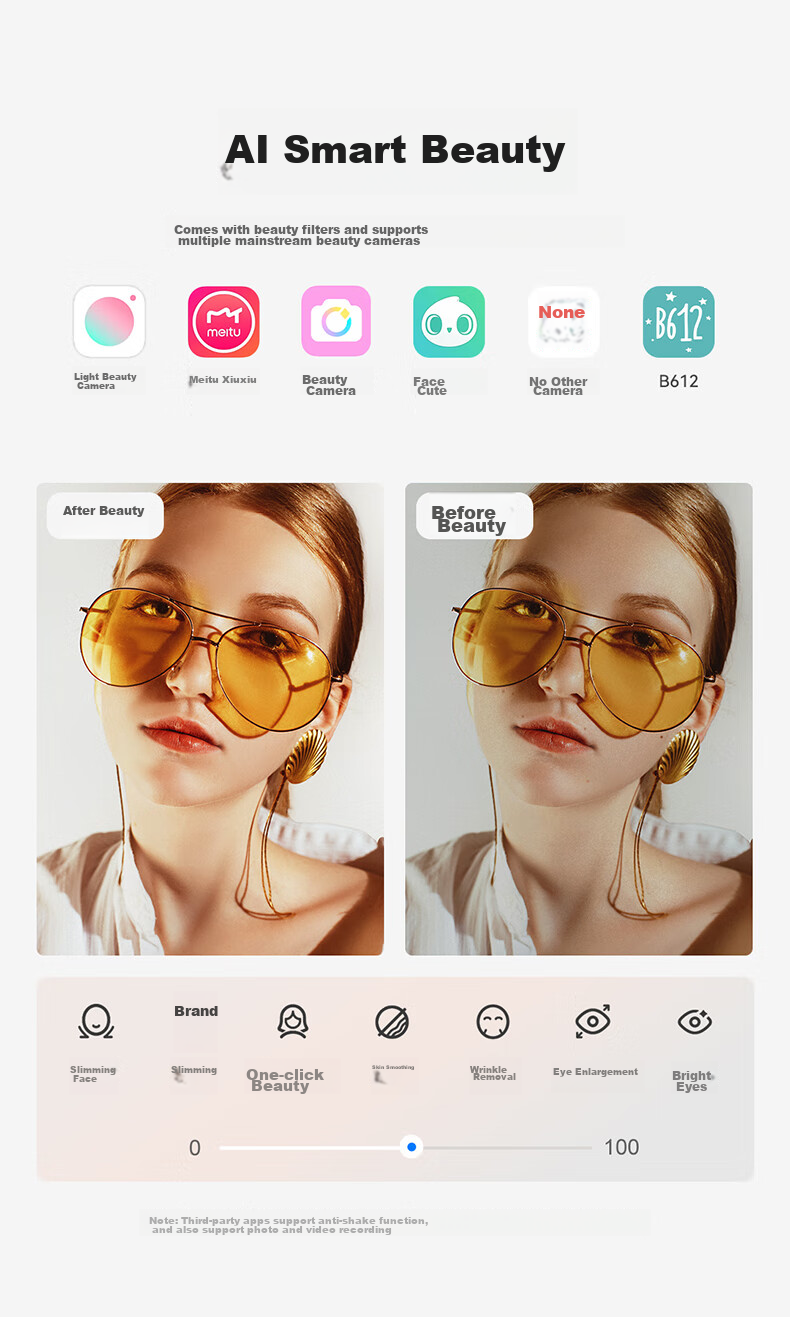 Стабилизатор для смартфона FUNSNAP Capture 2S, 3-осевой, для профессиональной фото- и видеосъемки