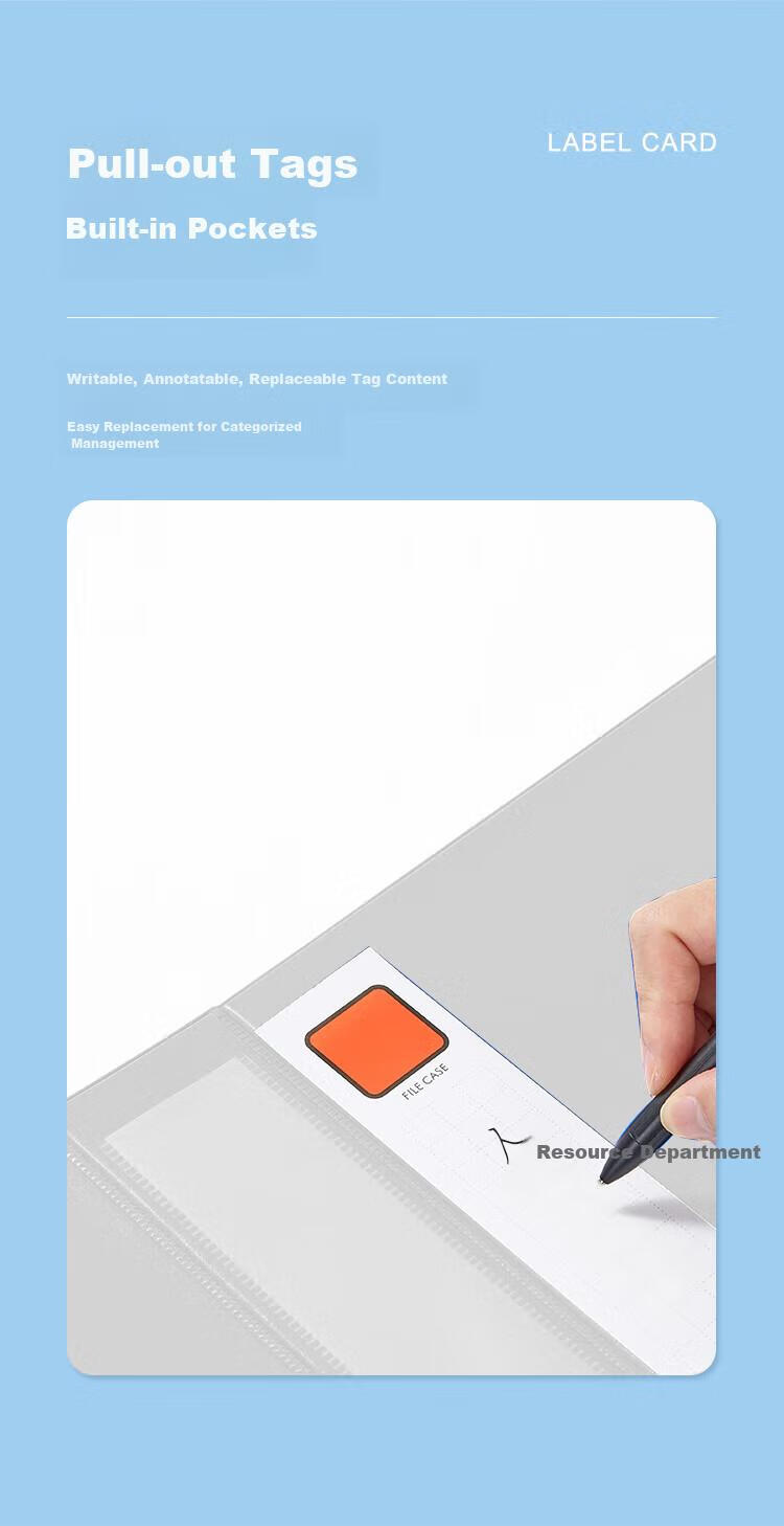 Папка для документов COMIX A4, PVC, 55 мм, с магнитной застежкой, серая