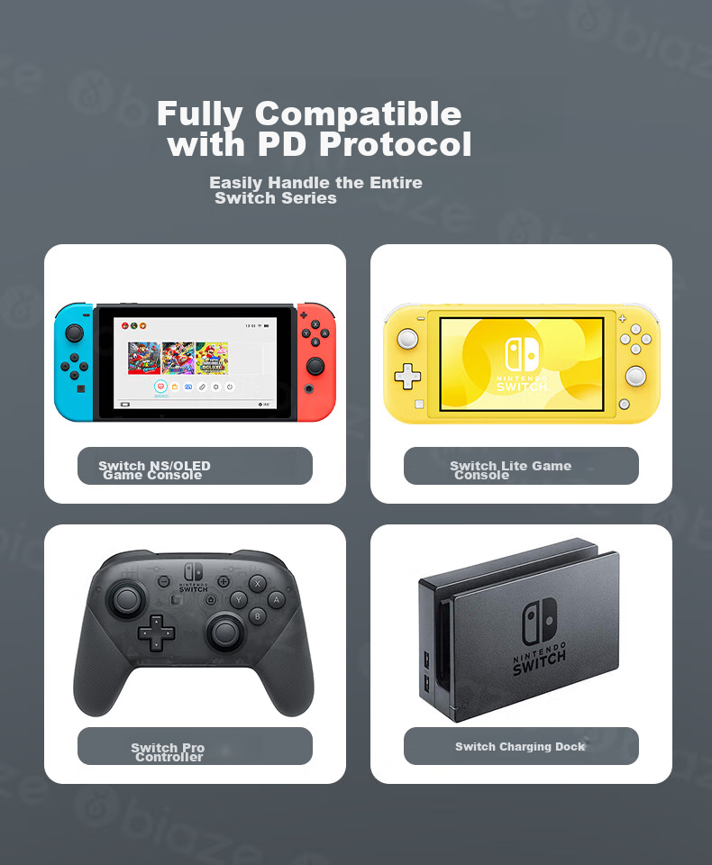 Зарядное устройство для Nintendo Switch