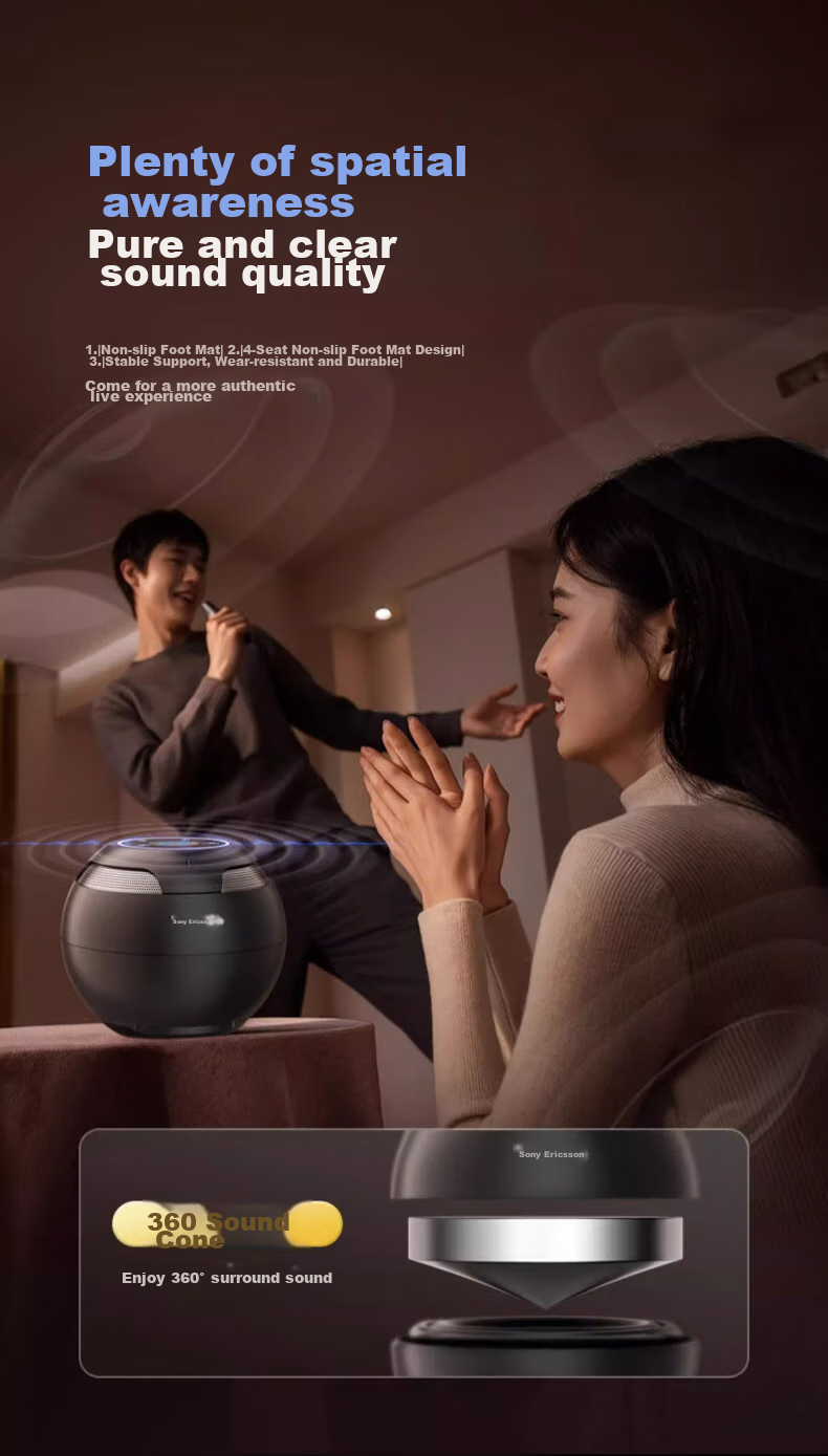 Умная Bluetooth-колонка Soaiy S35Plus с голосовым управлением AI, мини-портативная колонка для дома и автомобиля, устройство для приема платежей для детского образования и подарка пожилым людям