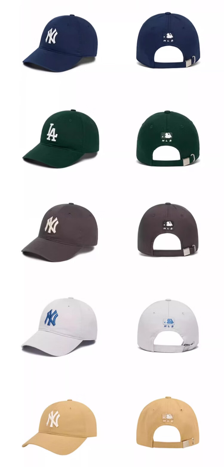 Бейсболка MLB унисекс, осенне-зимняя спортивная кепка с большим логотипом New York Yankees, регулируемый размер F (56-59 см), угольно-серый