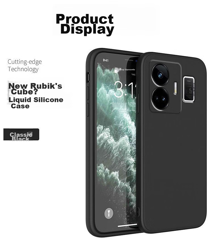 Чехол MAIKUQI для Realme GT Neo5, силиконовый, черный, ультратонкий, противоударный