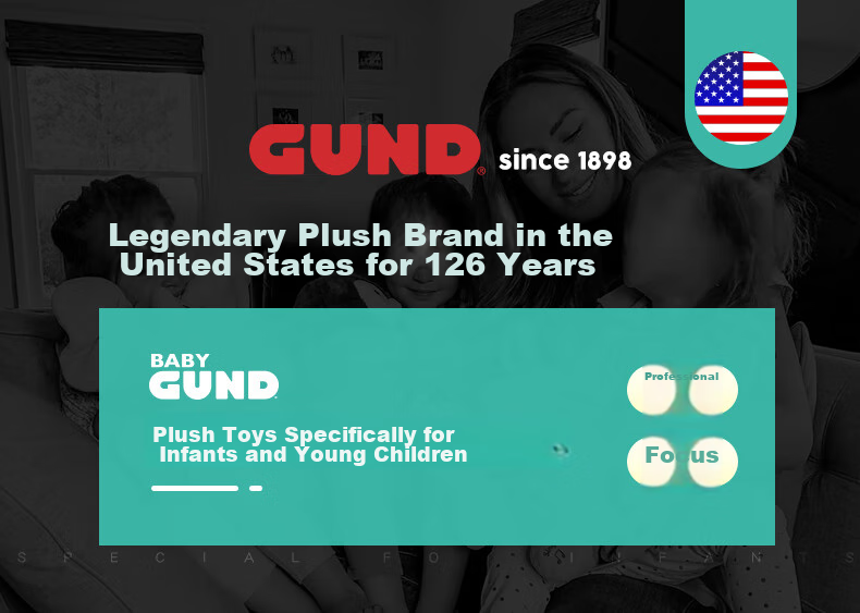 Плюшевая игрушка Gund "Медвежонок на День Рождения", музыкальная, новогодняя, подарок для малыша