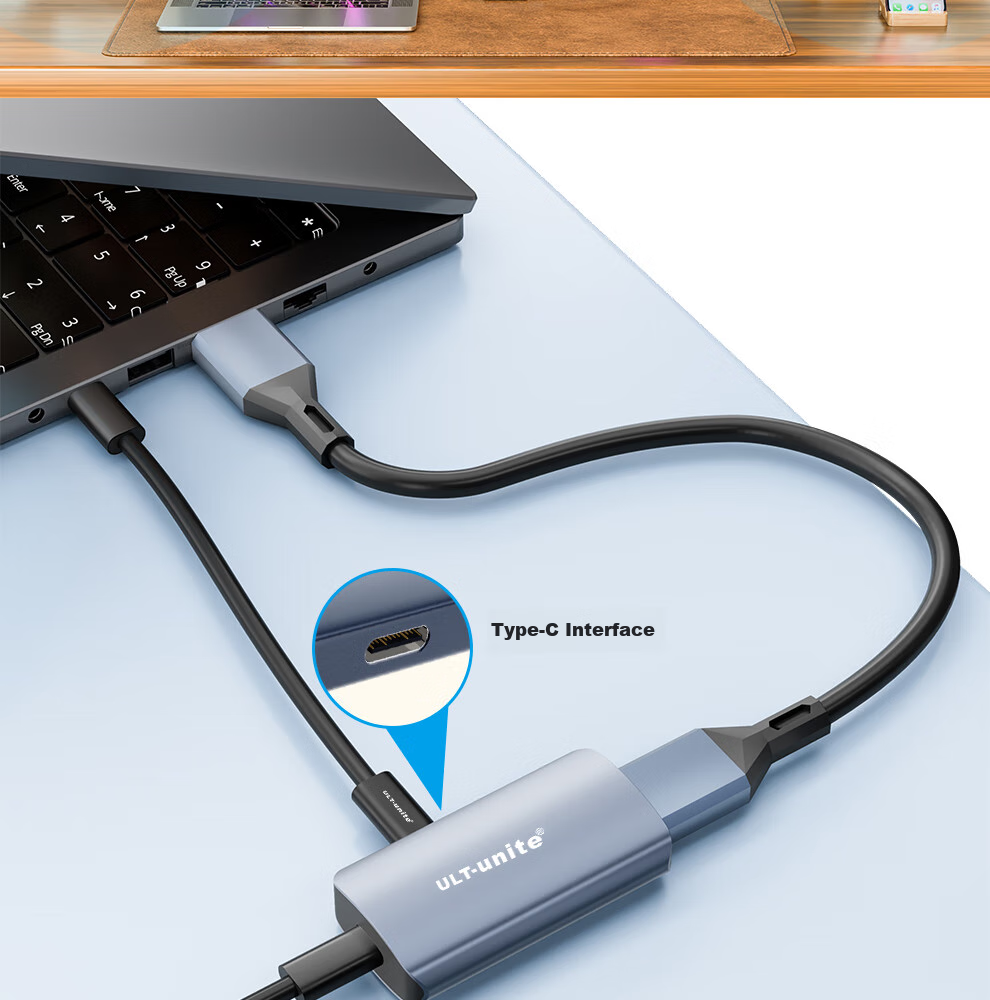Переходник ULT-unite HDMI - Type-C, 4K@60Hz, для ноутбуков, ПК, PS5